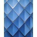 53cm Waterproof pvc modern geometrical design wallpaper