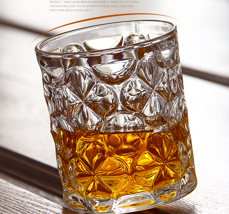 Wholesale Popular Bar Whiskey Glass Cup Beer Glass Drinkware Type Mug