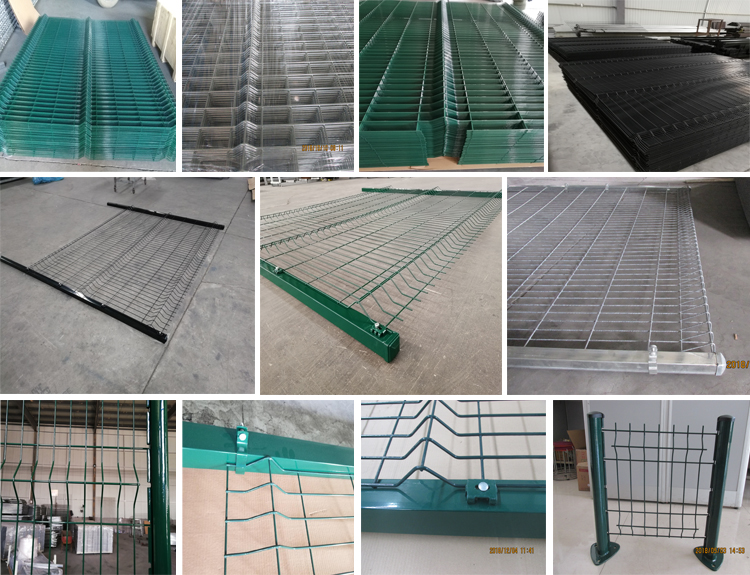 Galvanized 3d Curved Welded Wire Mesh Fence5