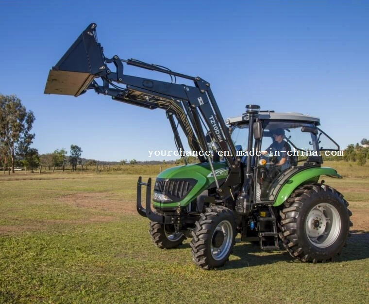 High Quality Enfly Brand 80HP 85HP 90HP 95HP 100HP 110HP 4X4 4WD Big Agriculture Wheel Farming Tractor with Td Bype Big Chassis for Sale