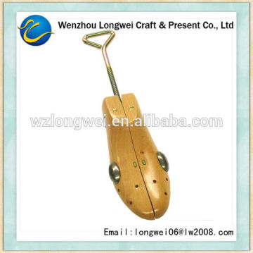 adjustable metal wooden shoe tree/wooden shoe stretcher