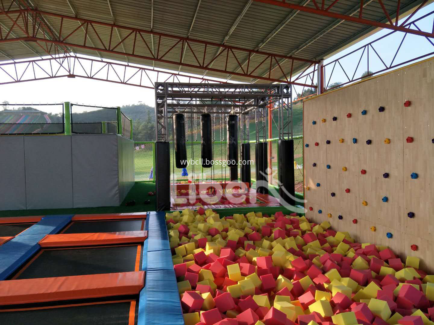 indoor trampoline installer