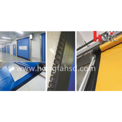 PVC Fast Speed Auto-Recovery Rolling Shutter Door