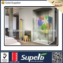 Decorative shower digital printing glass