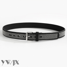 Stylish Cross-Border Rivet Belt for Jeans