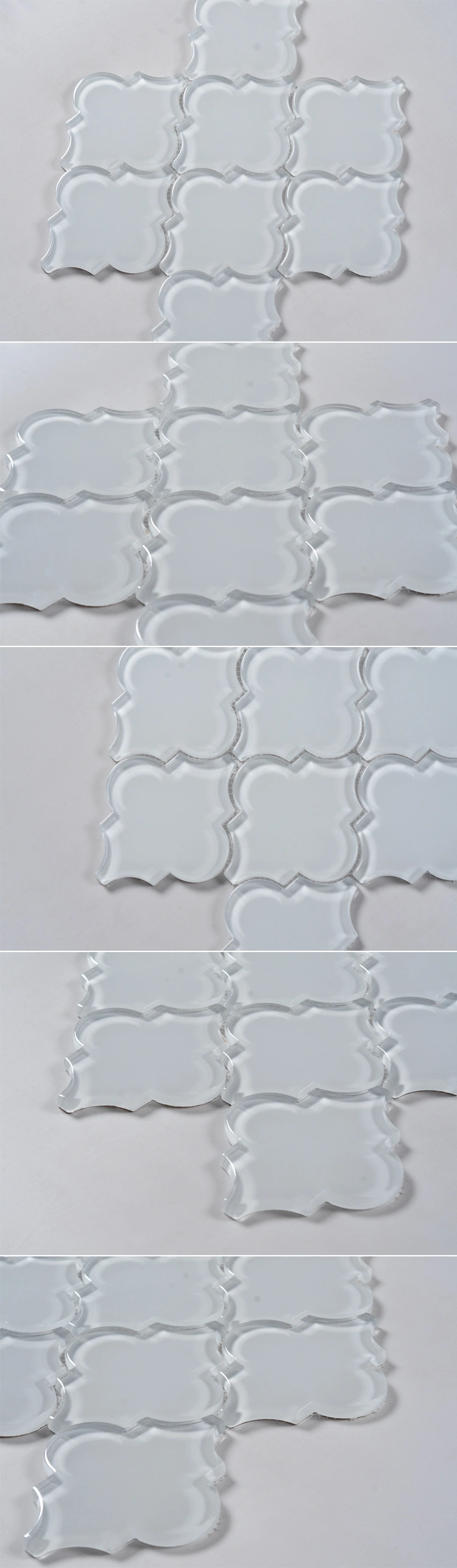 Modern Mosaic Kitchen Backsplash Arabesque Lantern Glass Tile