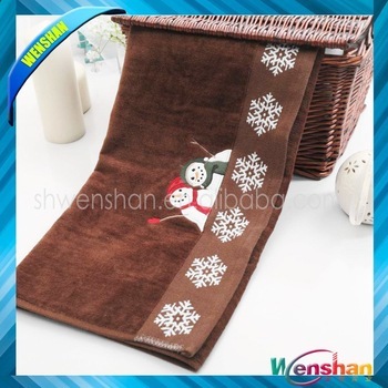 Christmas chilren cotton face towel ,Christmas gift