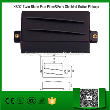 HB02 Twin Blade Pole Piece&Fully Shielded Guitar Pickups