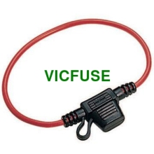 Automotive in-line fuse holder