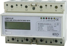 DIN Rail Three Phase Active & Reactive Electronic LCD energy meter /electricity meter /kWh meter LEM131JC/ JB/ MC/ MB/ NC/ OC