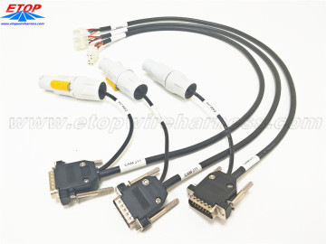 Industry Wiring Harness with NAC3FCB Cable Connectors