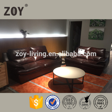 leather gel living room furniture stationary sofa Zoy-6140