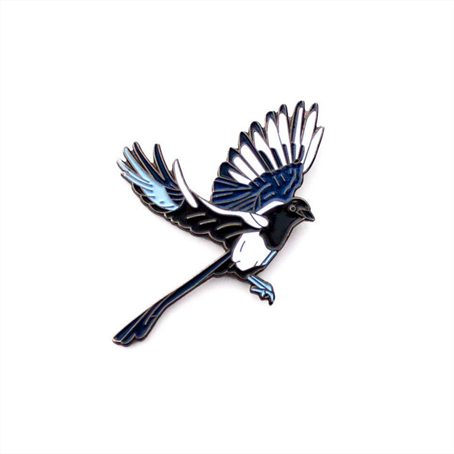 customised bird pin