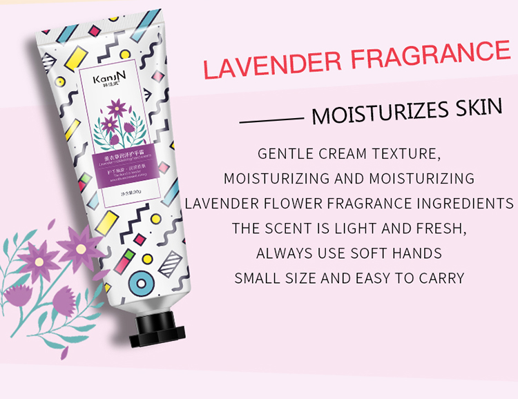 OEM Ex-factory price organic repairing lavender herb hand cream