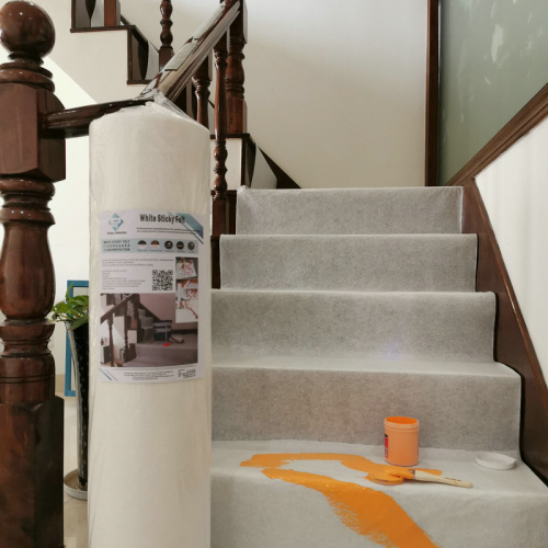 Selbstklebende Treppen-Teppichschutzmatte
