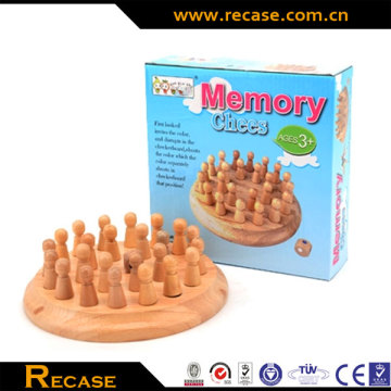 Fun indoor game,memory chess game,brain teaser wooden game