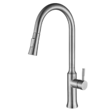 Wenying Modern Contemporary Stainless Steel Kitchen Faucet