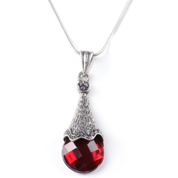 Elegant Design Droplight Ruby Necklace Dd151