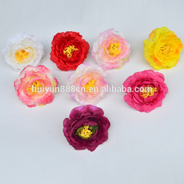 Hot Sale Cheap Artificial Flower Head Rose Flower Head For Decornations Wholesale