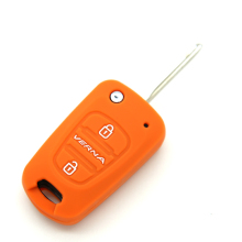 Hyundai VERNA embossed silicon car key case cover