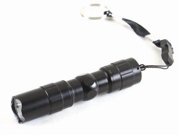 Black 1 Led 1 Aa Battery Led Light Flashlight Nd51003 For 1600 - 1800mcd