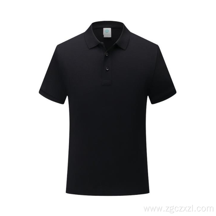 Pure cotton high-end business solid color polo shirt