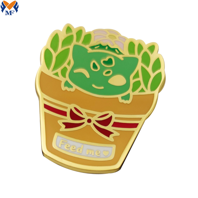 Enamel Plant Pin