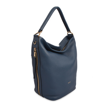 Top Quality Leather Hobo Bags With Zipper Closure