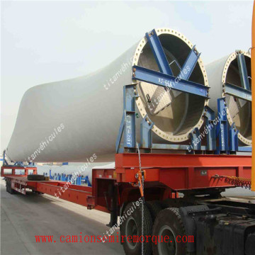 semi-remorque plateau porte-engin