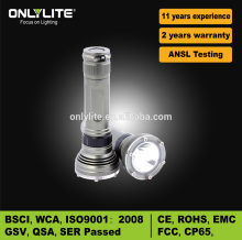 Aluminum flashlight body waterproof led diving torch