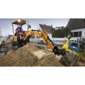 SANY SY35U mini hydraulic excavator dengan motor ayun