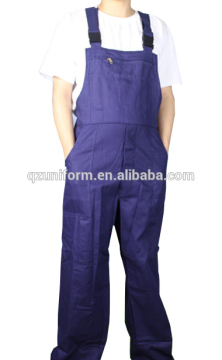 OEM! classical mens&womans navy blue painter bib work pants