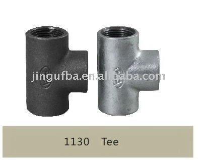 Malleable iron tee