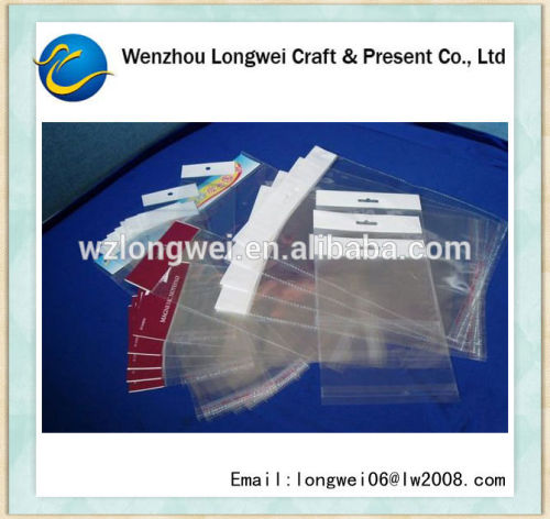 transparent opp packing bag/opp package bag/printed opp bag