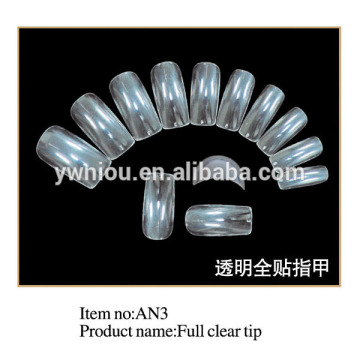 High Quality Nail Art Design Active Full Clear Tip