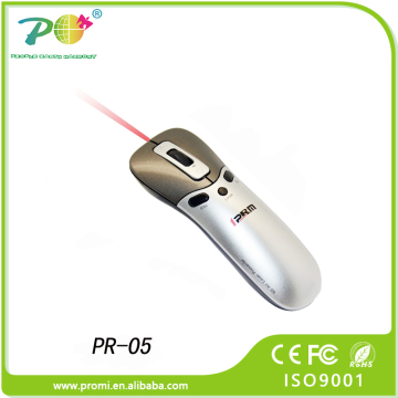 2.4 G wireless presentation remote with laser pointer mouse remote control