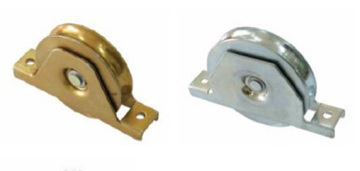 galvanized recessed sliding gate wheel with internal bracket