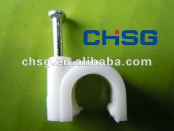 Circle electric wire cable clips