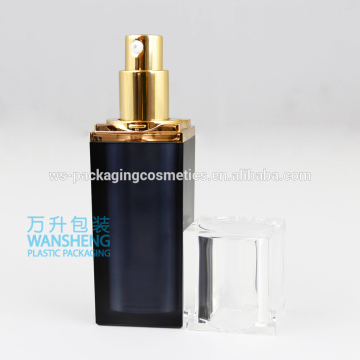 Cosmetic Airless Acrylic Square Bottle Airless 50ML Pump Acrylic Bottle