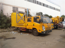 JMC truck equipped with an imported crash-avoidance cushion