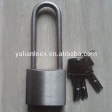 top security stainless steel long shackle padlock