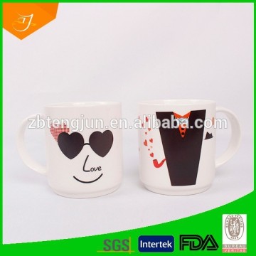 color change mug,magic porcelain mug,color pen cup