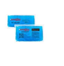 customize printed logo PE gel ice pack nylon material  clear cooler pack  hot cold  pack