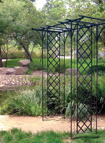 Garden Arbor with Lattice