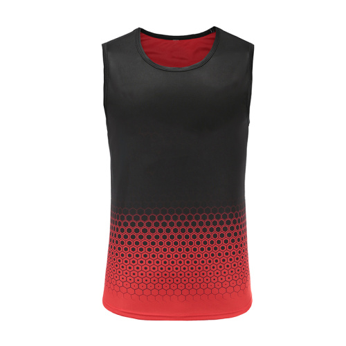 Mens Dry Fit Soccer Wear Vest Red