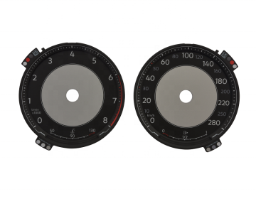 Custom OEM Car Dashboard Gauge Faces Conversion for Vehicles