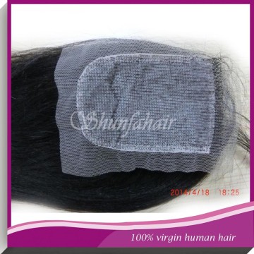 Top closure hair piece,indian hair weave top closure,top quality blonde silk top closure