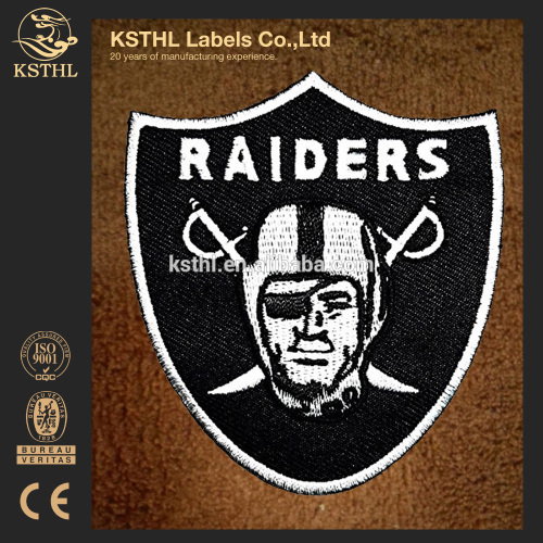 Oakland Raiders velcro patch custom embroidery patch