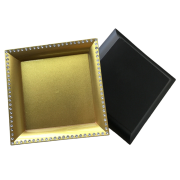 Crystal Edge Glitter Plastic Charger Plate