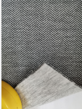 Herringbone Twill Scuba Knitting Fabric